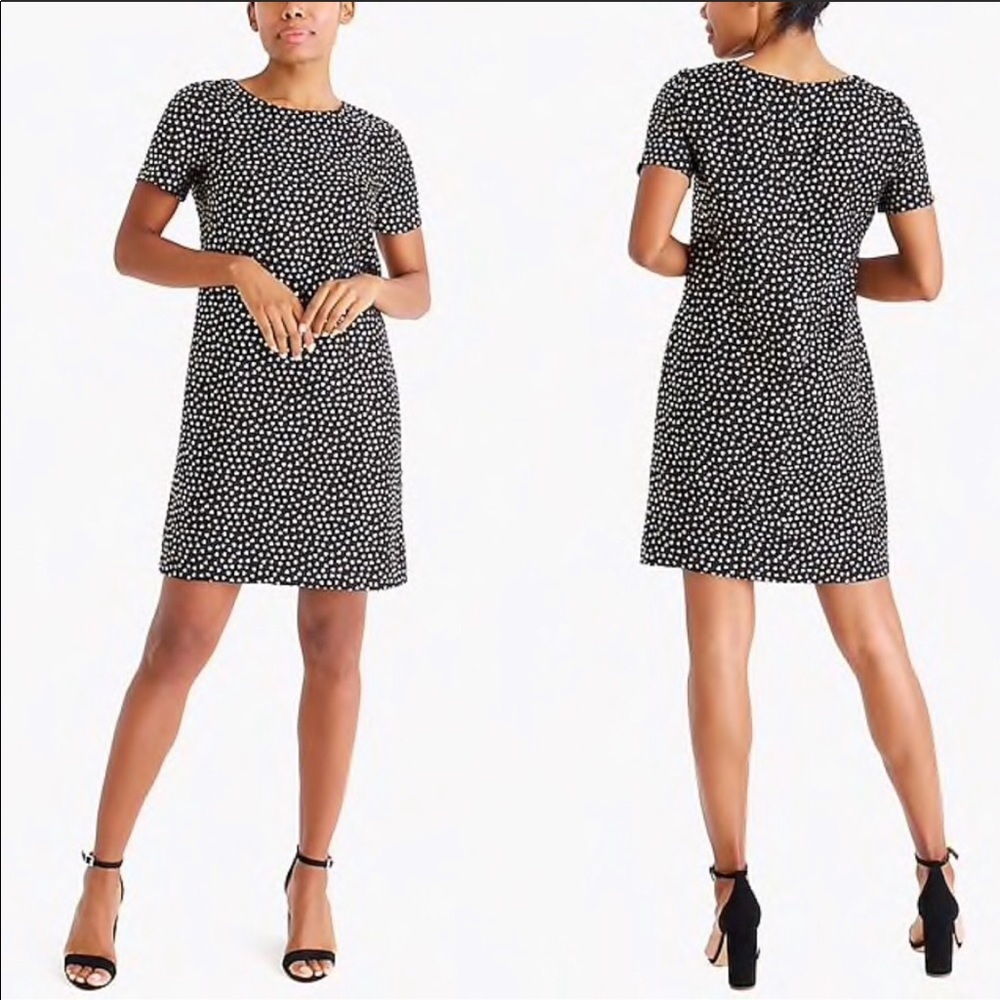 Tiny Gold Heart Shift Dress